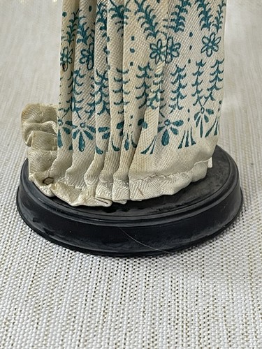 GEISHA VINTAGE PUPPE 8 1/2"" GROSS. gebraucht. Made in Japan rostfarbenes Kimonokleid - Bild 7 von 7