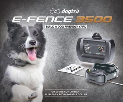 Dogtra E Fence 3500 Rechargeable In Ground  Dog Containment System 1 Acre Kit  C