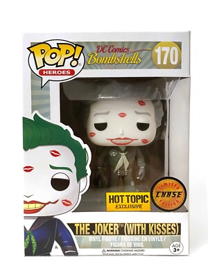 ファンコポップ！DCコミックス ボムシェルズ ジョーカー #170　新品未開封品 The Joker With Kisses Bombshells DC Comics POP! Heroes #170