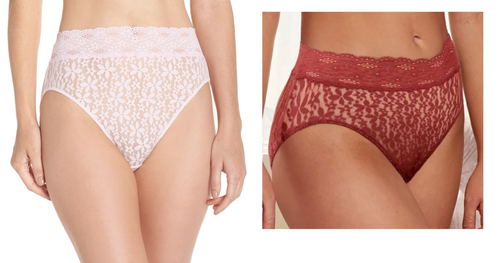 Wacoal Women's Halo Sheer Lace Hi Cut Brief S, M, L, XL - Picture 2 of 4