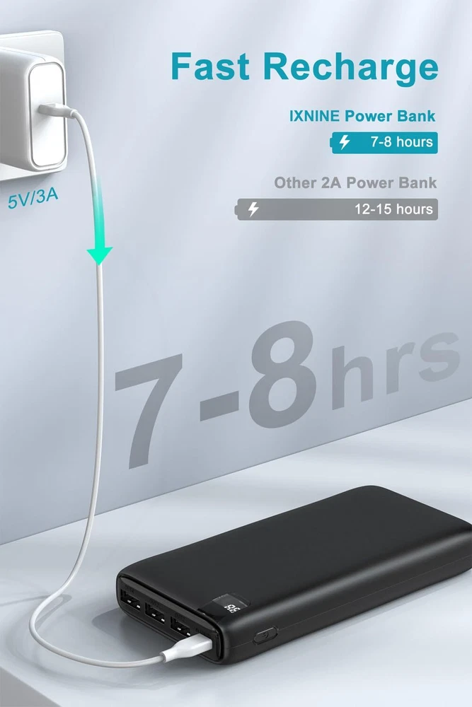 Power Bank 26800mAh Portable Charger, High Capacity Charger Compact External ... Power Bank 26800mAh Portable Charger, High Capacity Charger Compact External ...