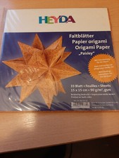 Heyda Faltblätter 2x 33 Blatt 15x15cm