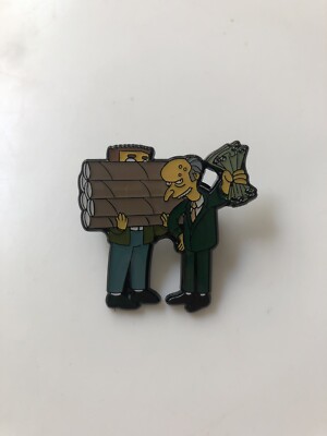 LIMITIERTE SMITHERS MR BURNS THE SIMPSONS 33/60 RAID71 BNG EMAILLE ANSTECKNADEL ABZEICHEN IN UK