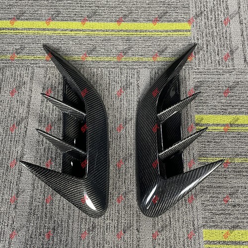 Carbon/Gloss Black Rear Bumper Splitters Fins For Lexus RX350 RX450H+ RX500h 23+ - Imagen 27 de 31