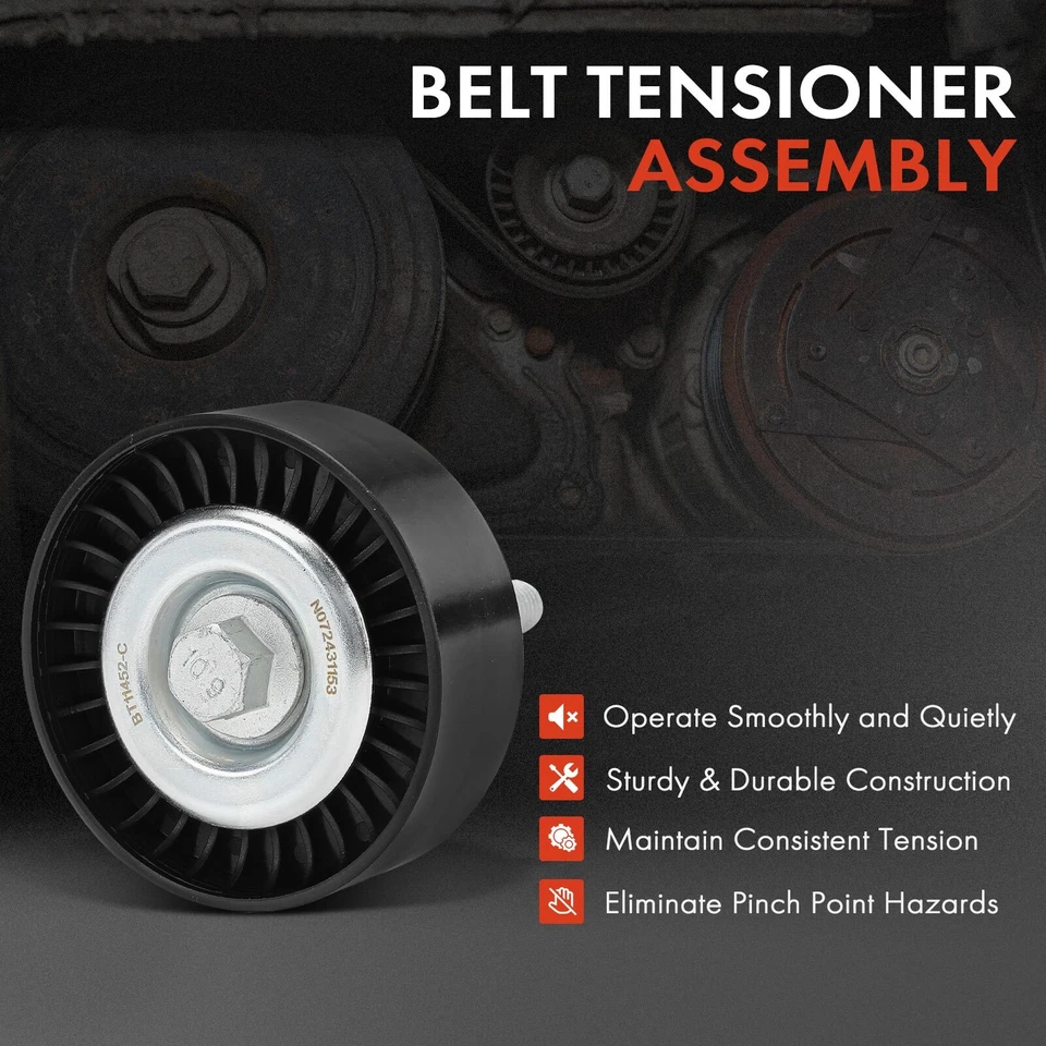 Polea loca de cinturón para Audi A1 A3 Seat Altea Skoda Volkswagen JETTA IV 1J0145276B Foto 2 de 4