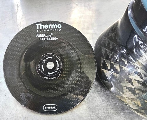90DAYWARRANTY THERMO SCIENTIFIC F14-6x 250y ROTOR 6x250 mL 14,000 rpm 30,130 x g - Picture 2 of 15