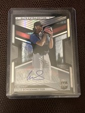 2023 Panini Elite Extra Edition - Cole Schoenwetter #10 Signatures Die-Cut /399