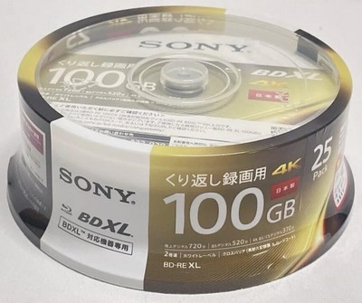ソニー ブルーレイ BD-RE XL 100GB 25枚 25BNE3VEPP2