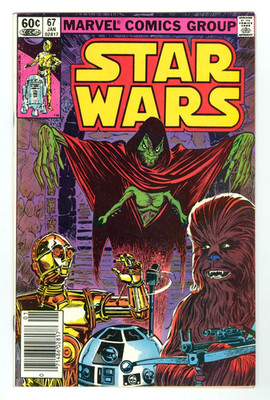 Star Wars #67~Marvel Comics, 1982~Original, 1st 1977 Series~R2-D2 C-3PO Luke~VF+