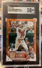 2023 Topps Gunnar Henderson Orange Foil /299 RC Orioles SGC 10 SP