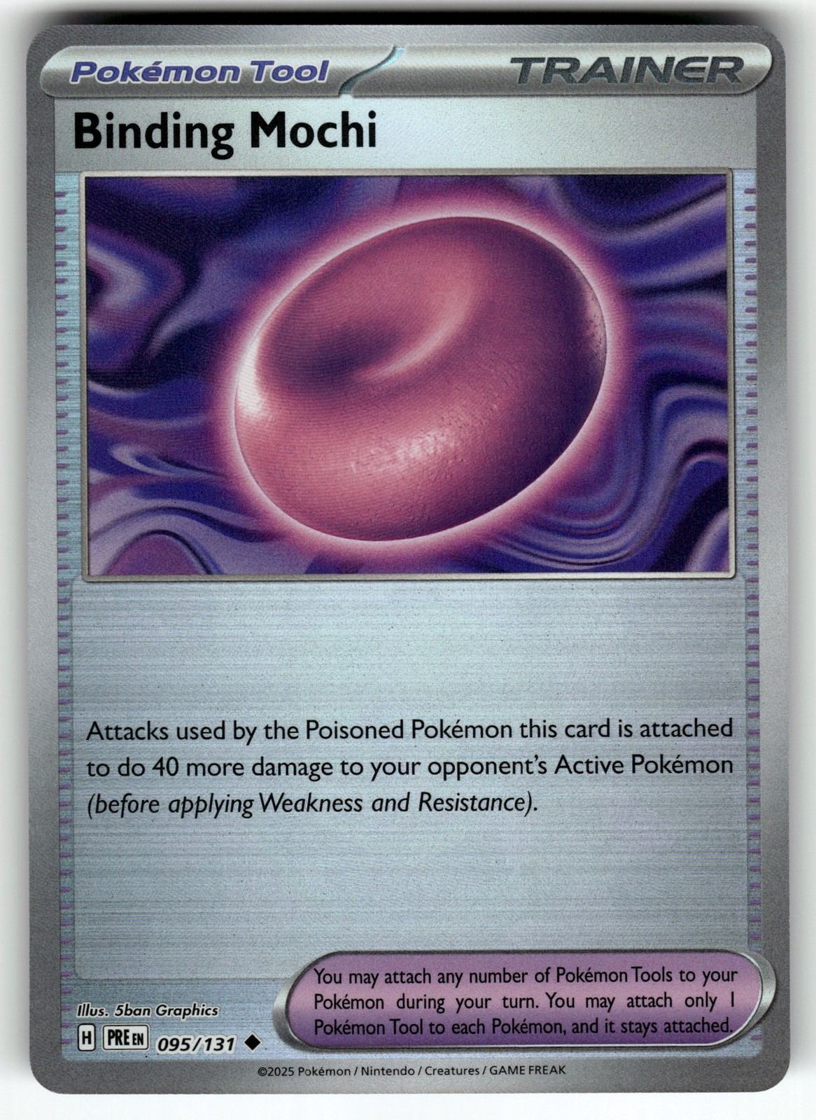 Binding Mochi (Poke Ball Pattern) 095/131 SV: Prismatic Evolutions NM Pokemon Ca