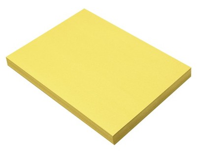 Prang (Formerly SunWorks) Construction Paper, Yellow, 9'' x 12'', 100 Sheets