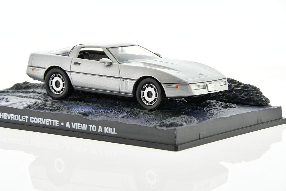 ミニカー 007 A View to a Kill Chevrolet Corvette JOYRIDE 007 JAMES BOND CHEVROLET CORVETTE A VIEW TO KILL