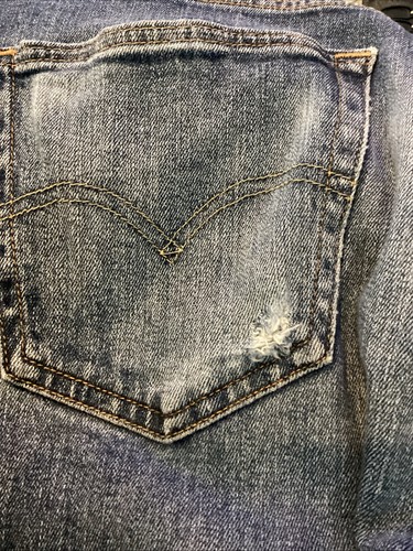 Levi's Jeans Herren W34 L34 Blau 505 Regular Fit Straight Leg Medium Wash Baumwolle - Bild 15 von 16