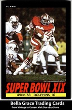 1985 Topps #9 Super Bowl San Francisco 49ers NFL Football