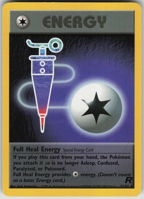 Pokemon TCG Full Heal Energy Uncommon Team Rocket 81/82