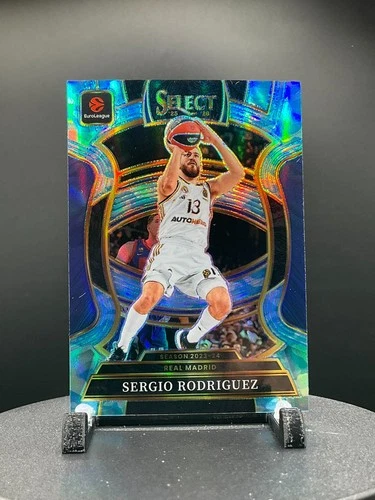 2025 Panini Select EuroLeague Basketball Blue Camo Sergio Rodriguez #12