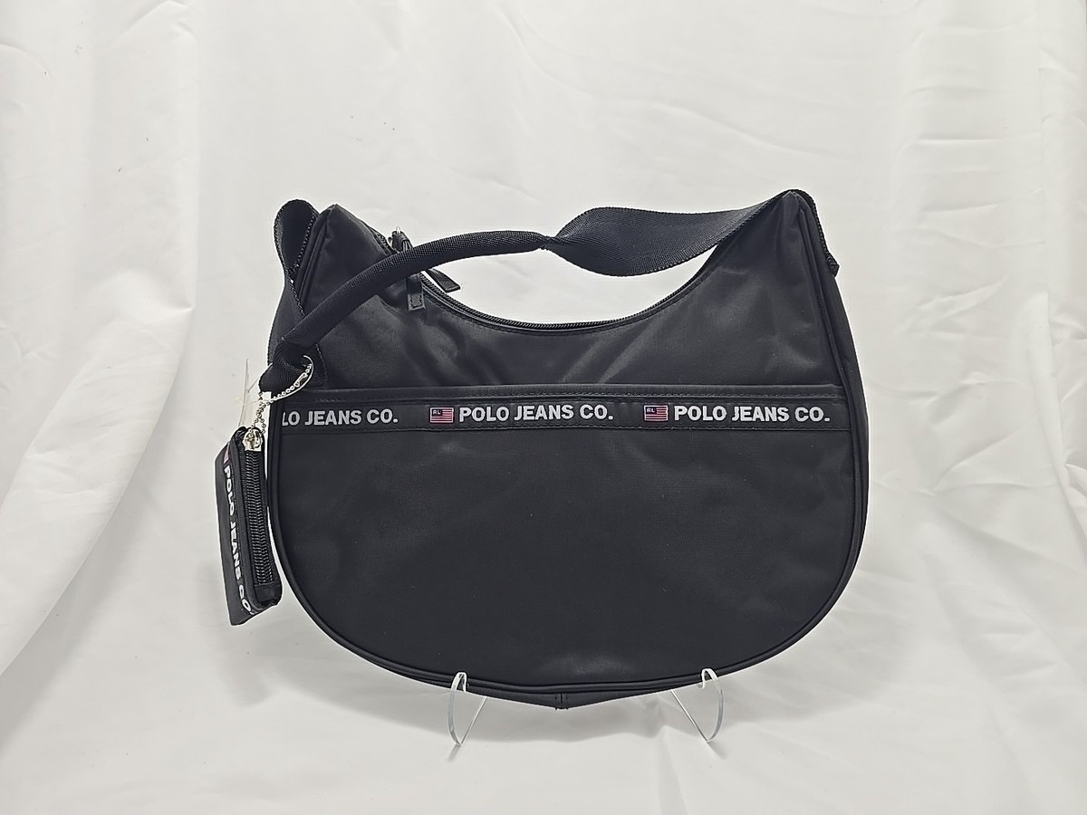 NWT Ralph Lauren Polo Jeans Company Vintage Hobo Nylon Bag With