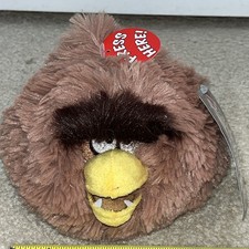 Angry Birds 5  Chewbacca Soft Plush Toy Rovio Commonwealth Toys 2012 PlsCDesc
