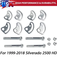 2xSet Front Alignment Camber Caster Cam Bolt Kit For 1999-2018 Silverado 2500 HD