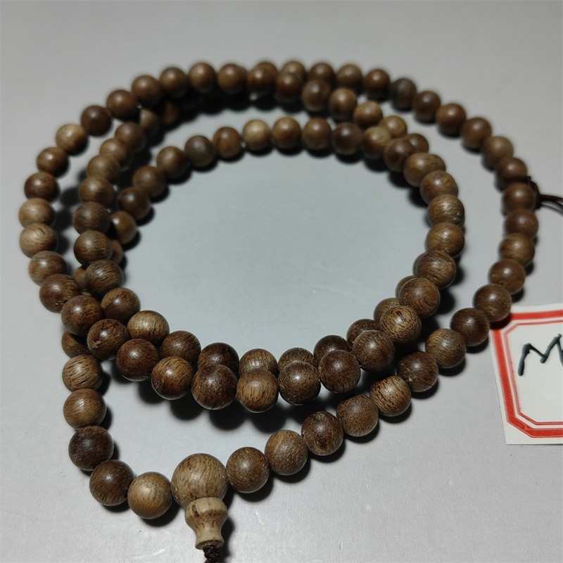 Chinese Agarwood 108 Beads Necklace or Bracelet 8mm  