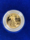1/4 OZ American Gold Eagle 1990 $10 PROOF Bullion Coin in Mint Box