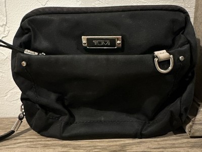 TUMI Nylon Crossbody Sling Bag Black  Adjustable