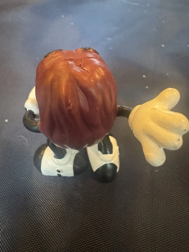 BONECO DE PASSAS DA CALIFÓRNIA CANTANDO NO MICROFONE APLAUSOS VINTAGE - Imagem 2 de 2