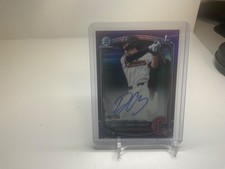 2025 Bowman Draft - Chrome Prospect Autographs Dean Curley #CPA-DC Purple...