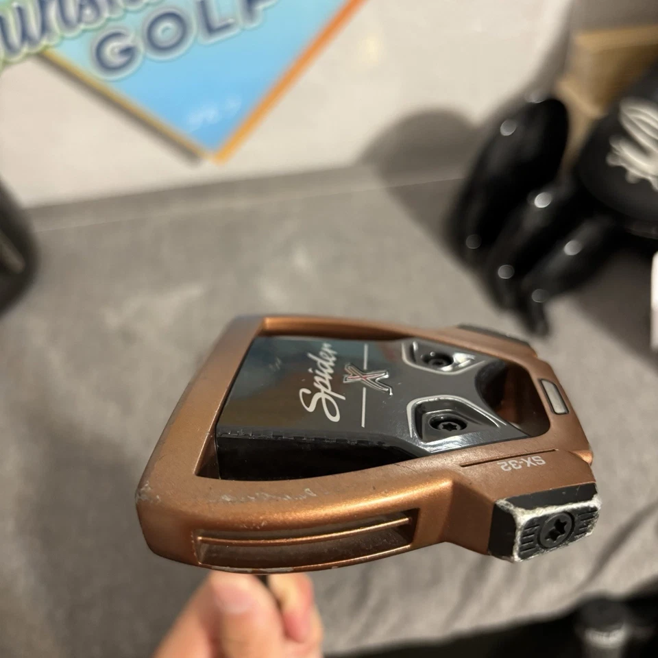 TaylorMade Spider X SX-32 Copper 34" PUTTER - KBS CT Tour Steel + HC - Immagine 3 di 4