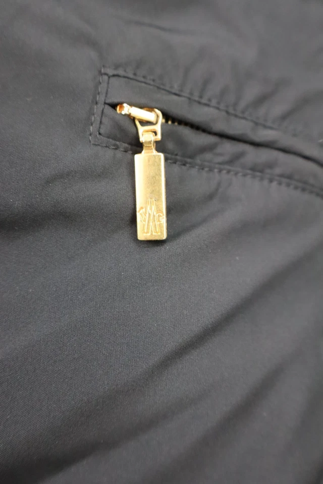 MONCLER GIUBBINO PIUMINO DONNA TG 2 JACKET DOWN WOMAN LOGO VERA PELLICCIA - Imagen 4 de 4