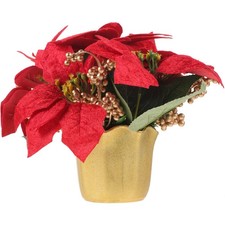  Plante Artificielle De Noël Déco Noel Pot Fleurs Artificielles Décor