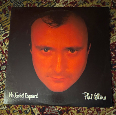 Phil Collins No Jacket Required 12'' Vinyl LP Stereo Atlantic 1985 81240-1-E