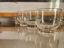 Eva Zeisel Stockholm Mid Century Modern Whiskey Glasses Barware Set of 4
