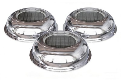 DC HOUSE 3W Solar Exhaust Fan, 8.5inch, 0.3W Fan+1.8W Panel 