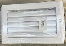 Hart & Cooley 10"x6" Aluminum Curved Blade Register Multi-Shutter Damper, 1-Way