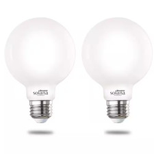 60 Watt Equivalent G25 with Medium Screw Base E26 in Milky Finish Dimmable 2200-