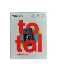 Total Wireless TCL Flip 3 (FLIP3), 16GB, Gray Prepaid Flip Phone, Locked to TW🆕