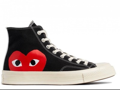 Converse Chuck Taylor All-Star 70 Hi Comme des Garcons Black Size 38