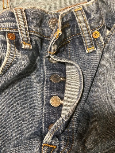Levis 2 Pair 501 & 569 Jeans Mens 31x32 Blue Straight Leg Original Classic Denim - Picture 5 of 24