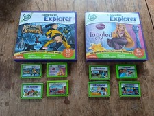 Bundle Of Eight LeapFrog Leapster Explorer Game Cartridges Also For LeapPad