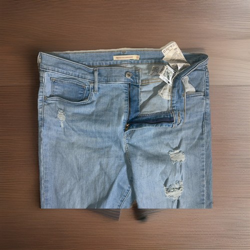 Jeans Levi's 720 tiro alto súper ajustados para mujer 33 azul desgastado elástico denim - Imagen 2 de 11