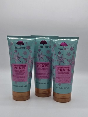 Tree Hut Peppermint Pearl Moisturizing & Nourishing Body Lotion 8.5oz Each-3 PK 