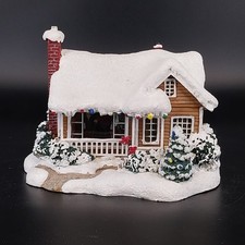 Thomas Kinkade Childhood Home Lighted Village...