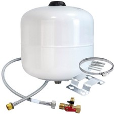 12 Litre Potable Expansion Vessel + Bracket + 1m Hose + Service Valve