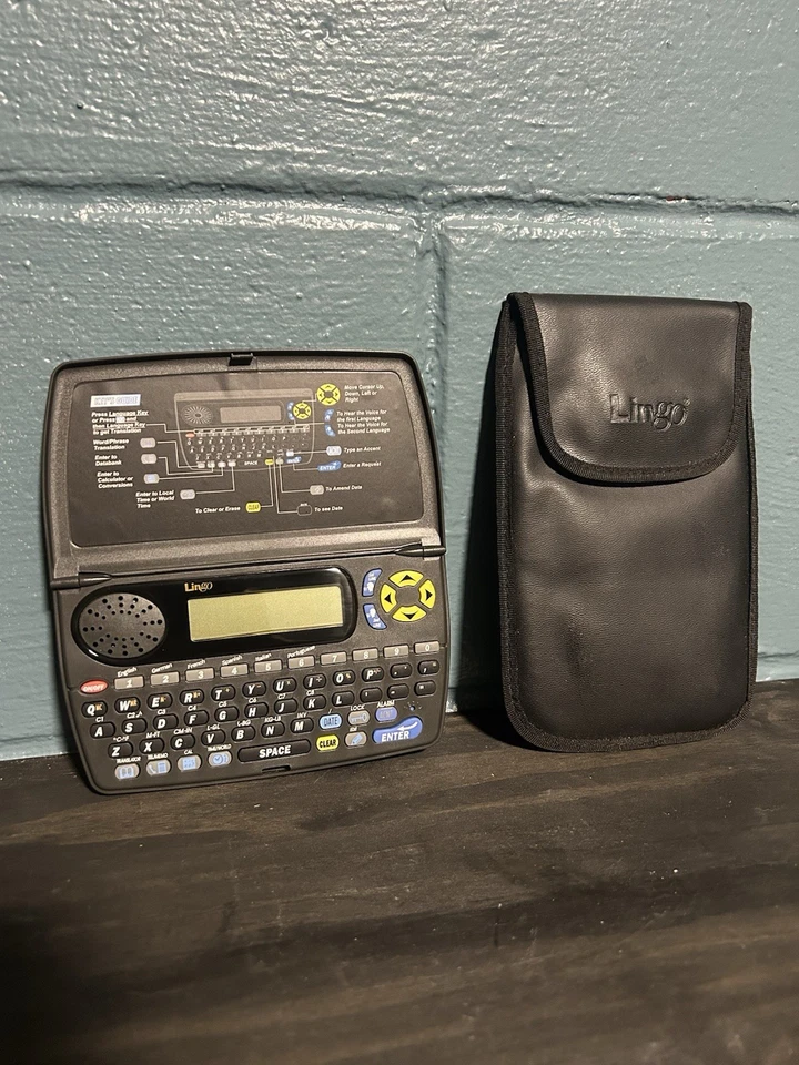 Lingo 6 talk TR9600-N 6 Language Translator Manual W/ CASE ENG GER FR SPA IT POR - Image 3 of 4