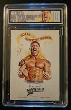 EGC 10 ▪︎ Batista #2▪︎ 2007 Topps WWE Heritage III ▪︎ Tin Lid Bonus Card