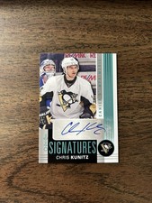 2013-14 O-Pee-Chee Chris Kunitz Signatures Auto