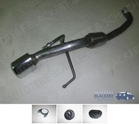 Auspuff Endtopf + Anbauteile FüR Fiat 500 + Cabrio 0.9 Turbo 2009-