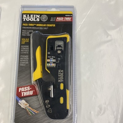 NEW Klein Tools VDV226-110 Pass-Thru Modular Crimper ~ Free Shipping